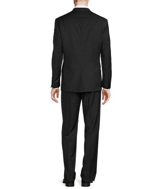 Hickey Freeman Classic Fit Double Pleated Solid 2-Piece Suit Product Image