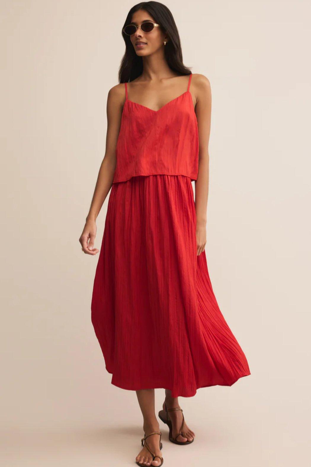 Fiore Crinkle Satin Tank Product Image