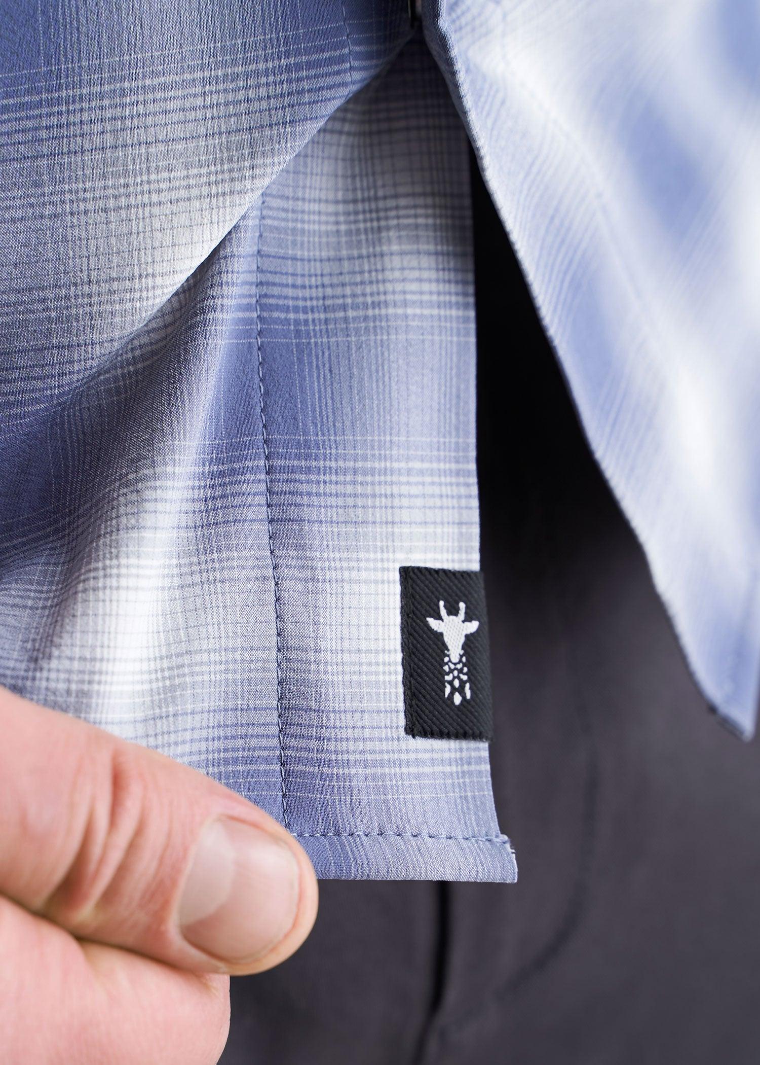 Ultra Lightweight Snap-Front Shirt for Tall Men in Open Sky Male Product Image