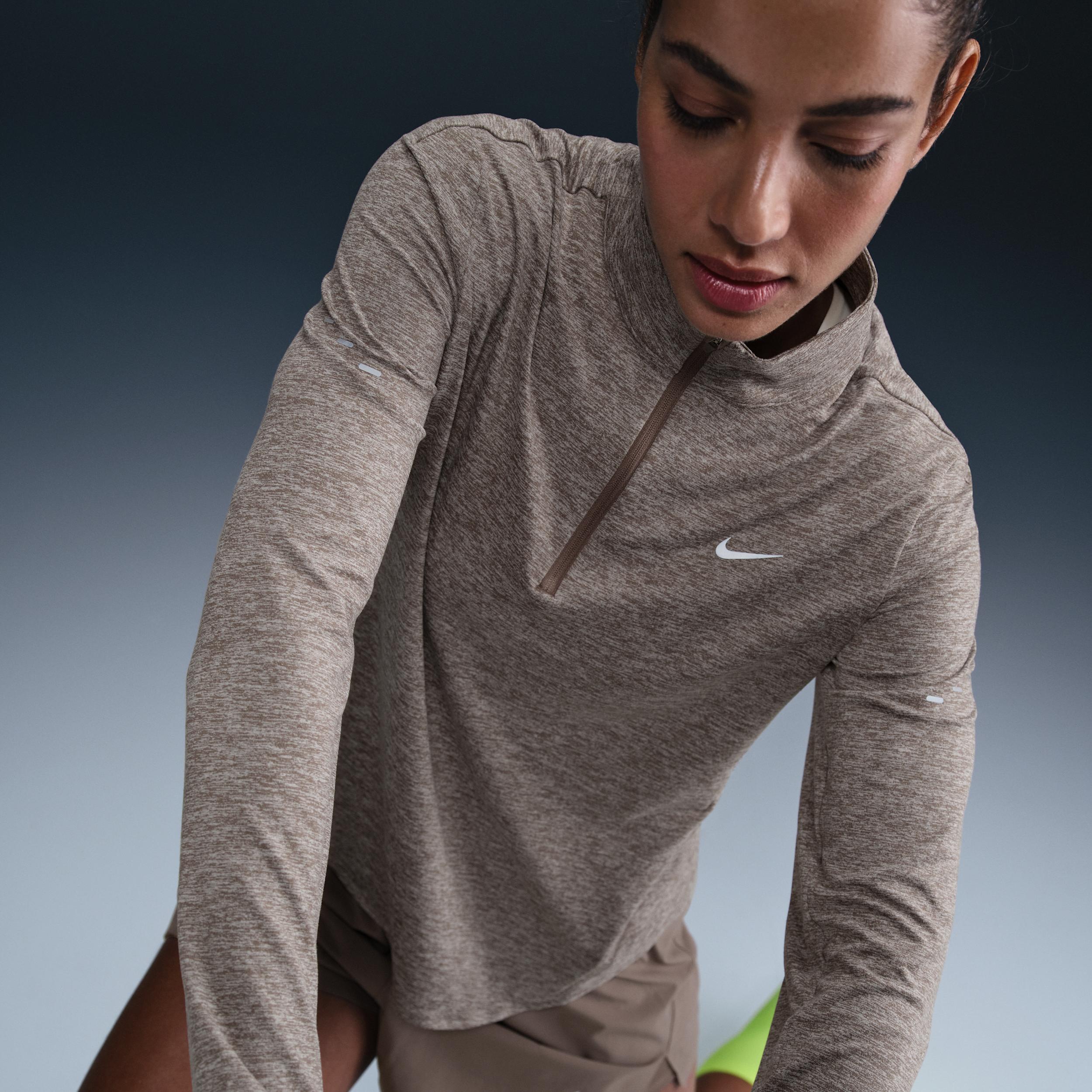 Nike Women's Swift Dri-FIT UV 1/4-Zip Running Top Product Image
