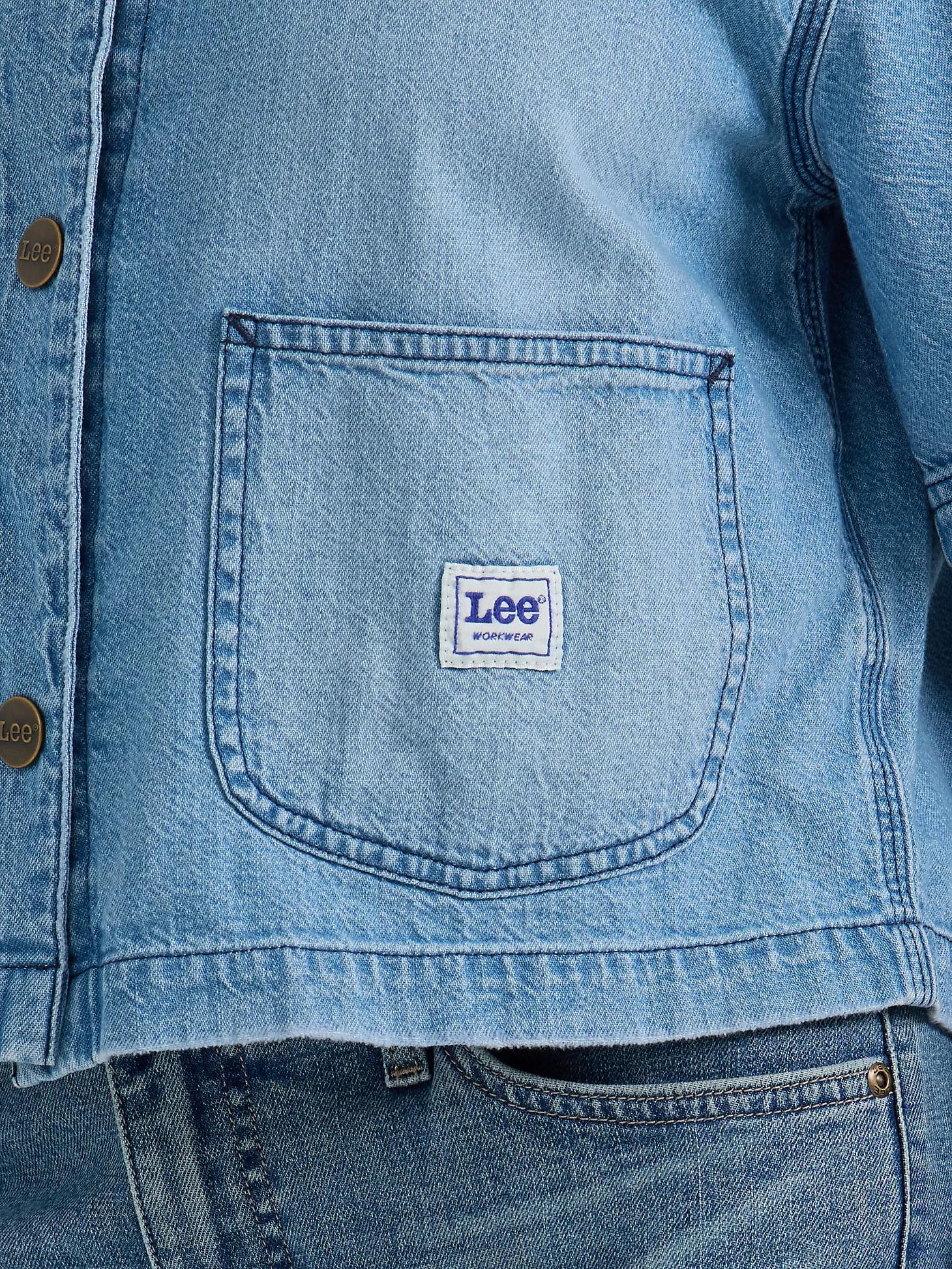 Women's Crop Denim Chore Shirt | Women's Tops & Tees | Lee® Product Image