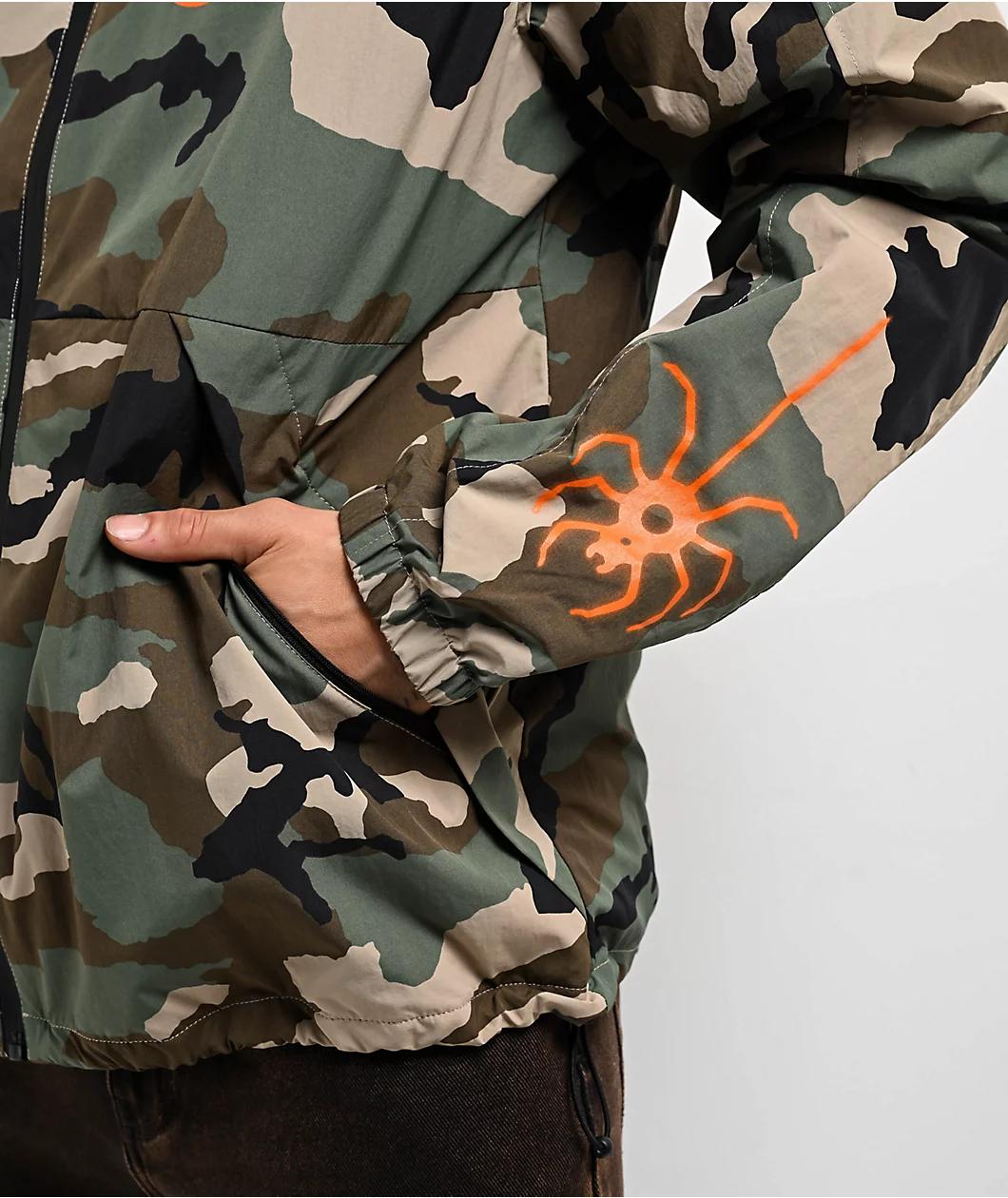Empyre Seen It Camo Zip Windbreaker Jacket Product Image