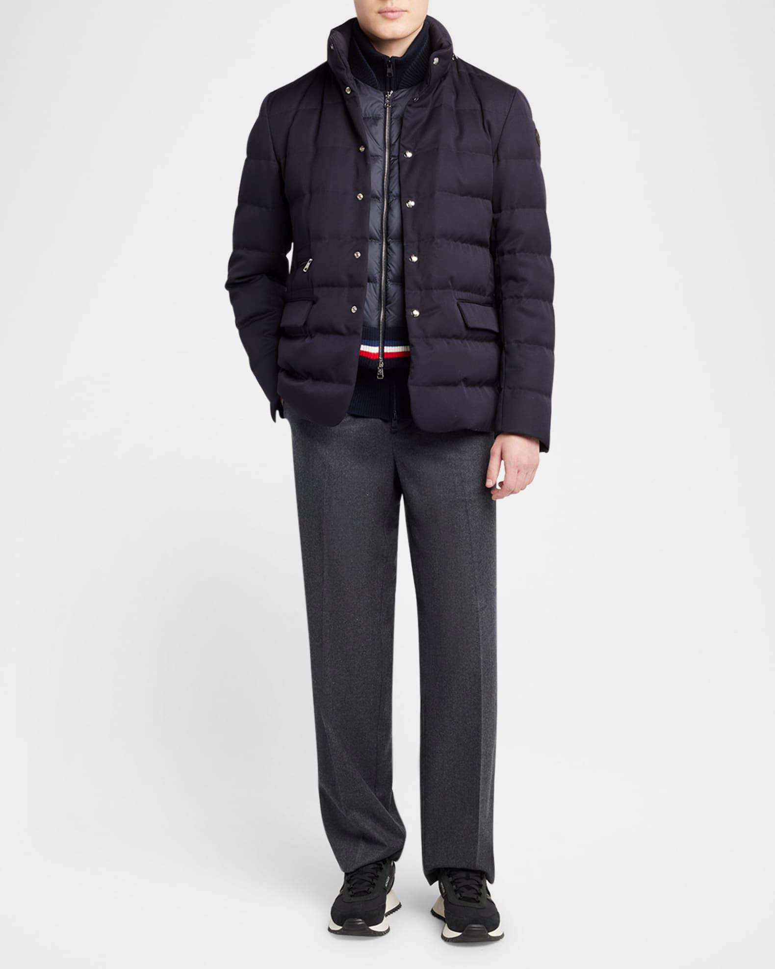 Men's Bess Quilted Wool Jacket with Hood Product Image