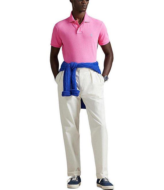 Polo Ralph Lauren Classic Fit Solid Cotton Mesh Polo Shirt Product Image