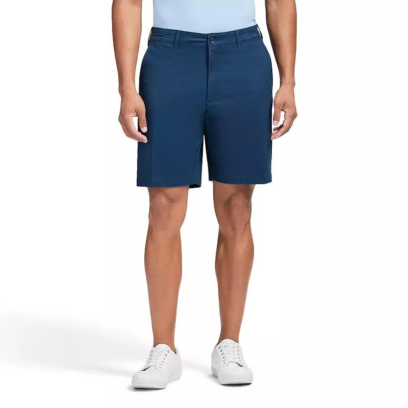 Men's IZOD Saltwater 9.5-Inch Flat Front Chino Short,  Product Image