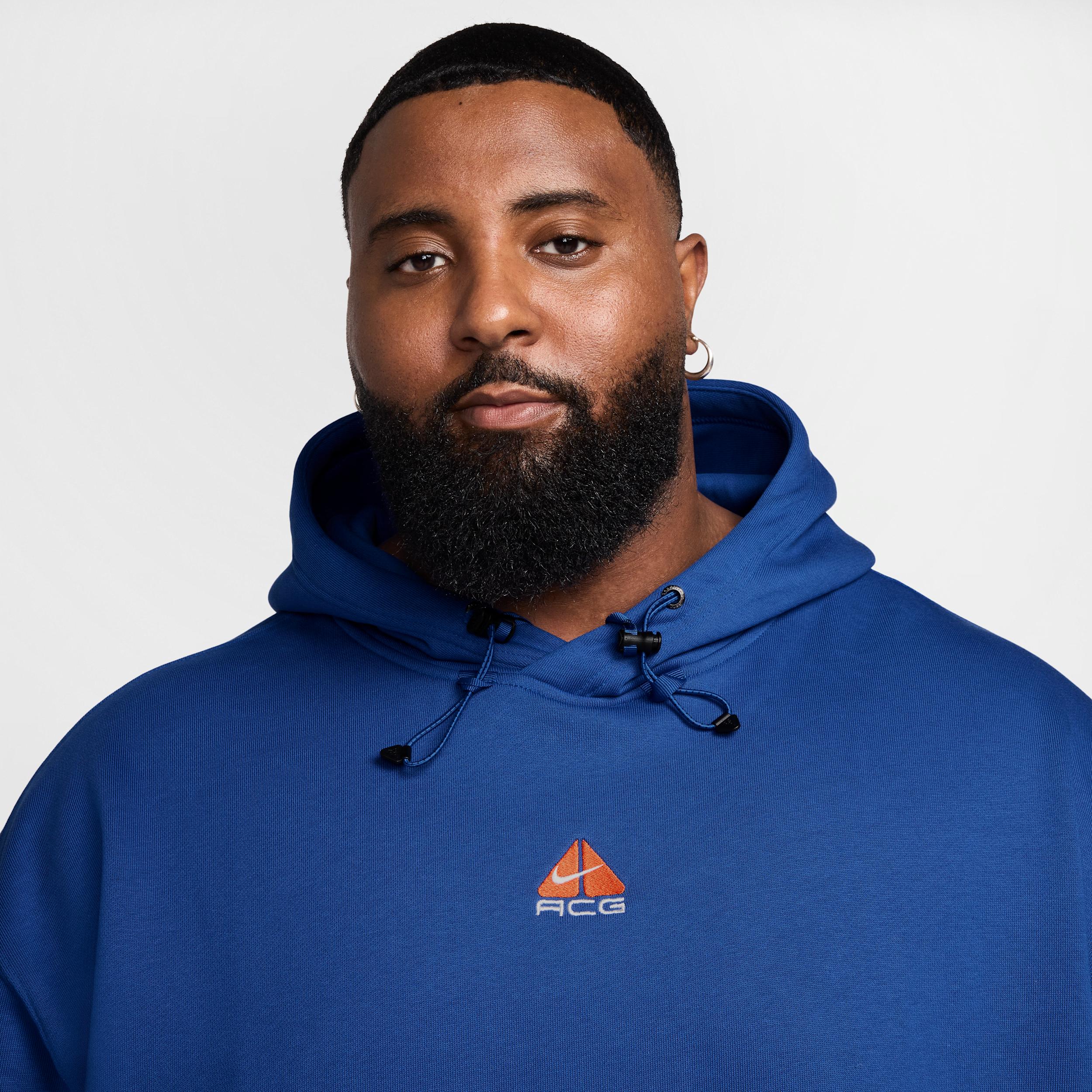 Mens Nike ACG Therma-FIT Fleece Pullover Hoodie | DH3087-480 Product Image