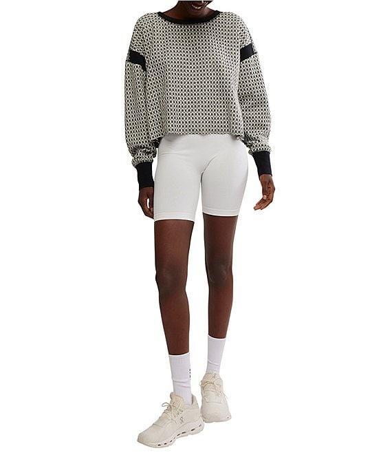 FP Movement My Time Reversible Textured Scoop Neck Long Sleeve Tee Product Image