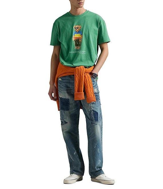 Polo Ralph Lauren Classic Fit Beach Bear Graphic Jersey T-Shirt Product Image