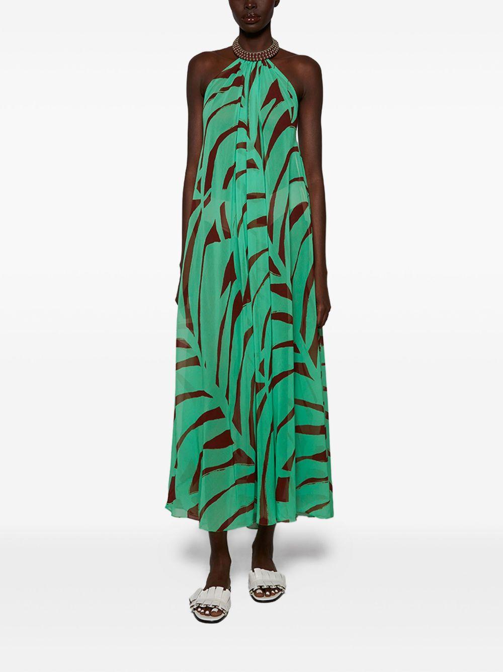 abstract-print midi dress Product Image