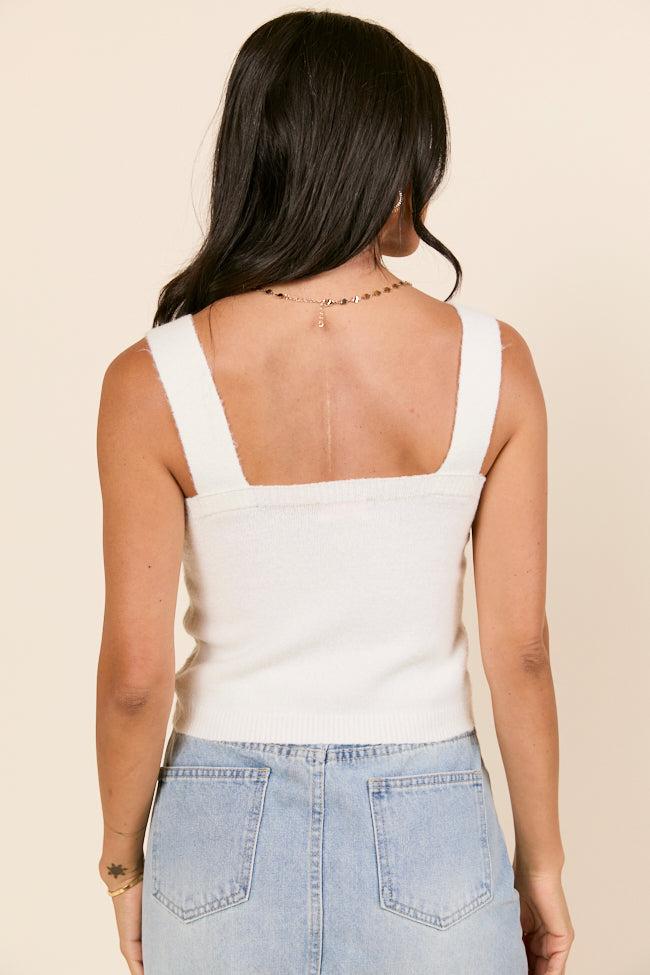 Kaitlyn Flower Embroidered Tank Top Product Image