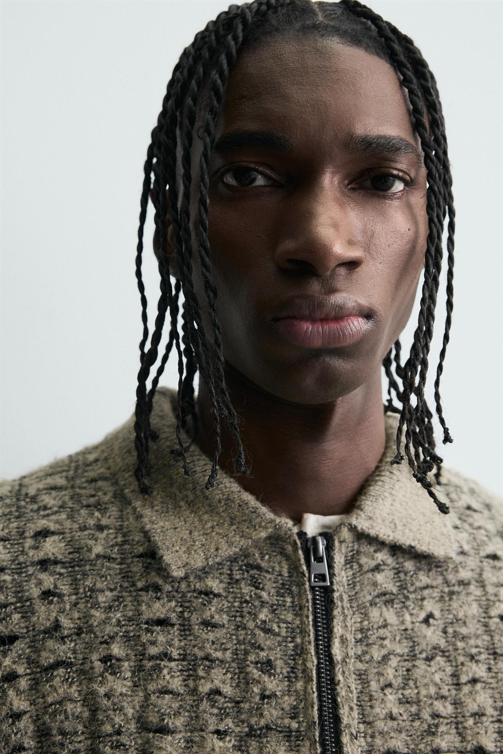 STRUCTURED KNIT CARDIGAN Product Image