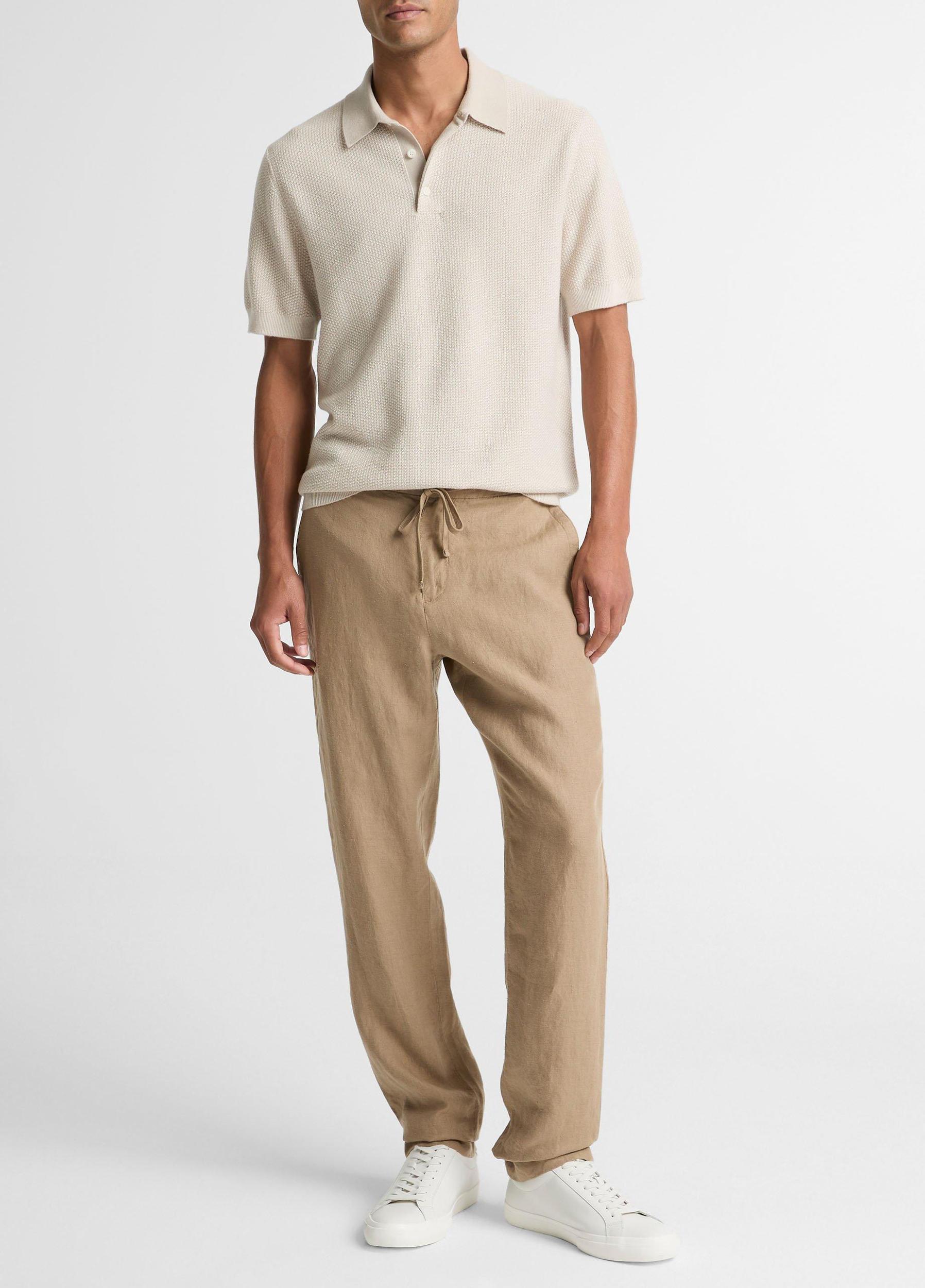 Geo-Jacquard Wool-Blend Blend Polo Sweater Product Image