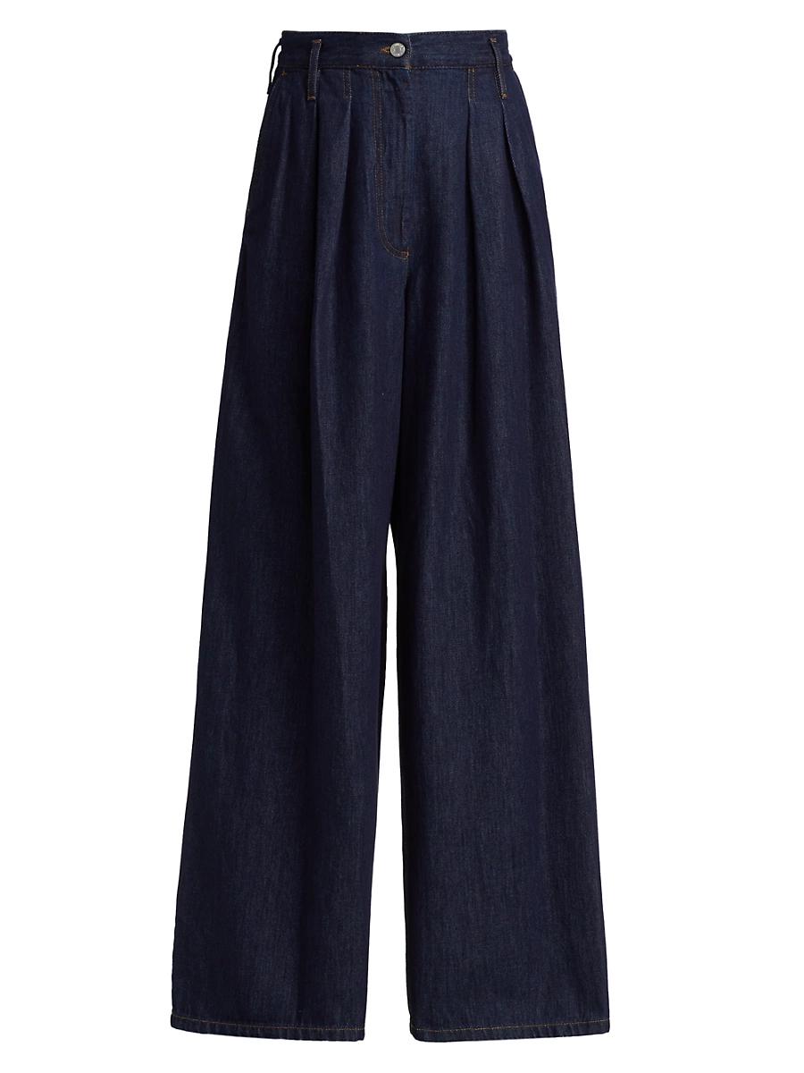 Womens Pamplona Denim Pants Product Image