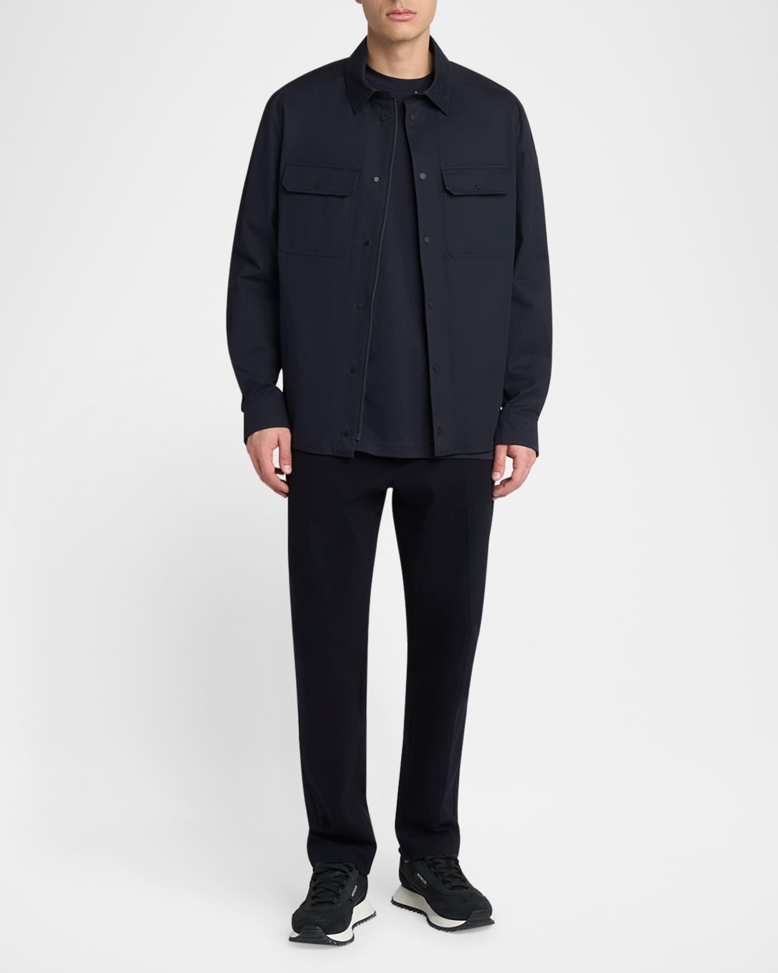 Men's Gabardine Snap-Front Overshirt Product Image