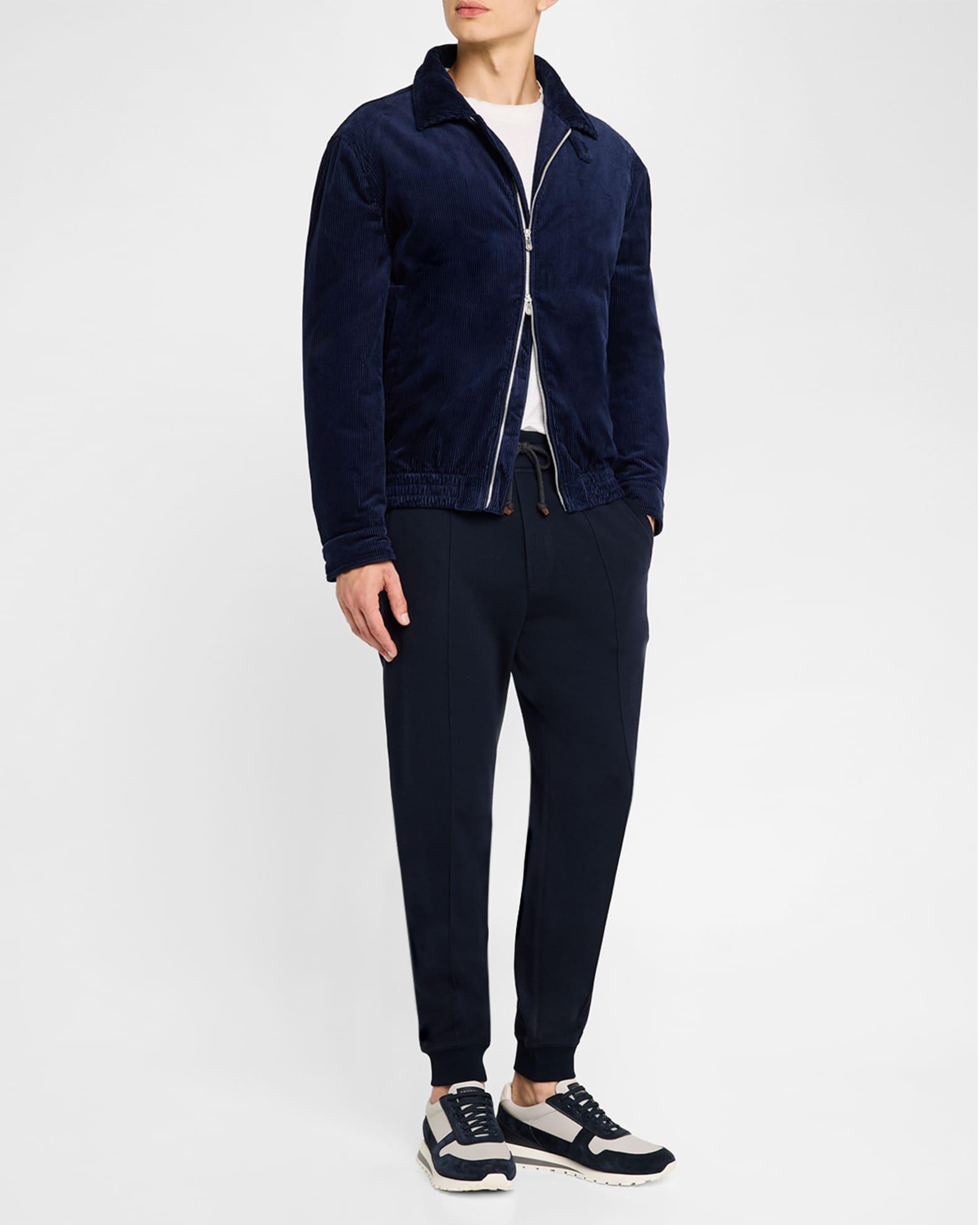 Men's Olimpo Leather and Suede Sneakers Product Image