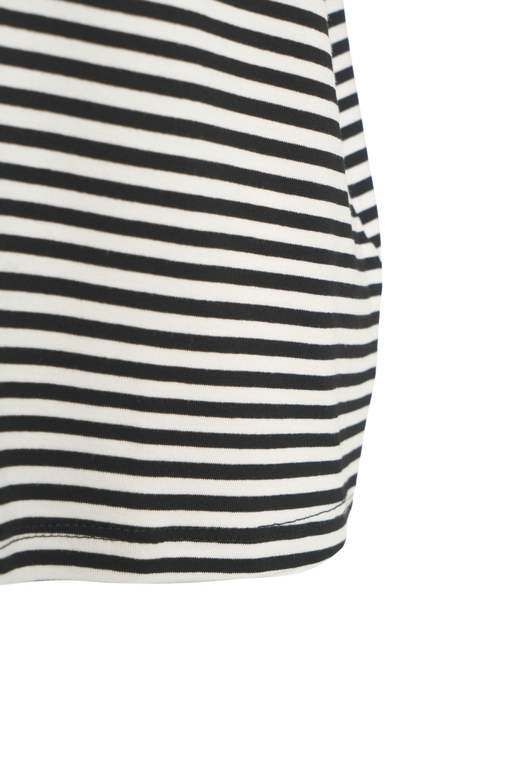 Striped viscose t-shirt Product Image