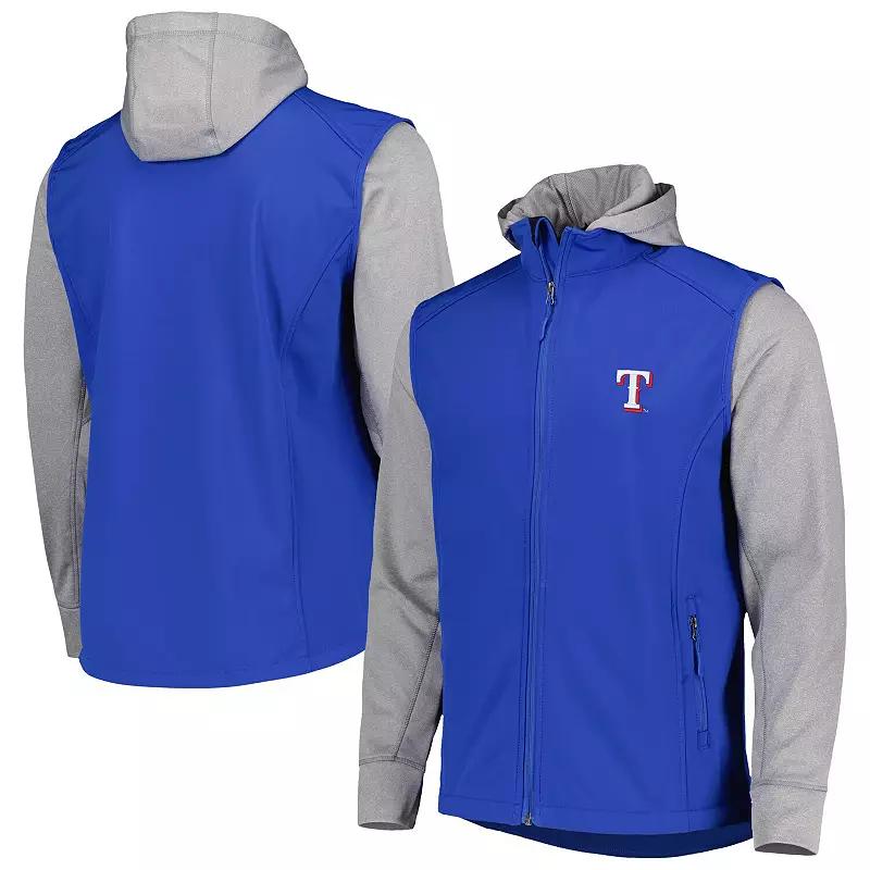 Men's Dunbrooke Royal/Heather Gray Texas Rangers Alpha Full-Zip Jacket,  Product Image