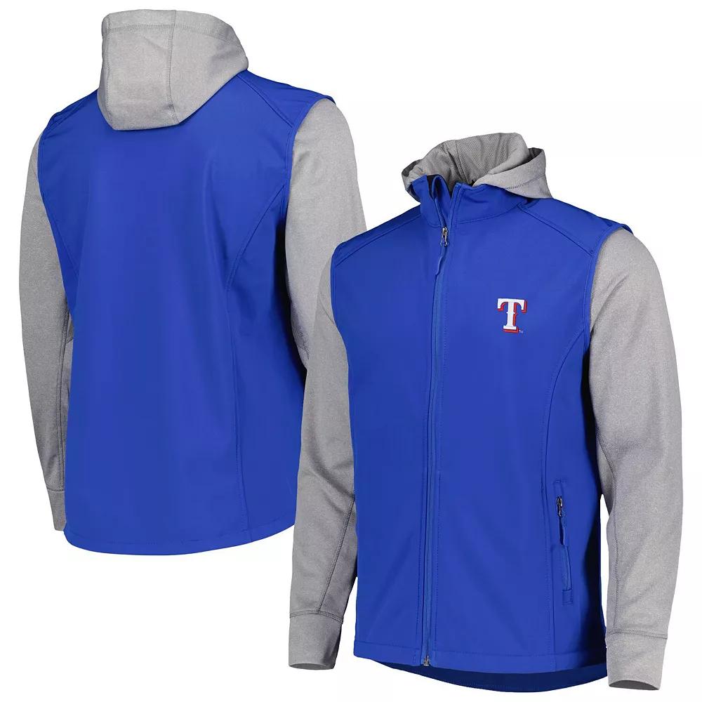 Men's Dunbrooke Royal/Heather Gray Texas Rangers Alpha Full-Zip Jacket,  Product Image
