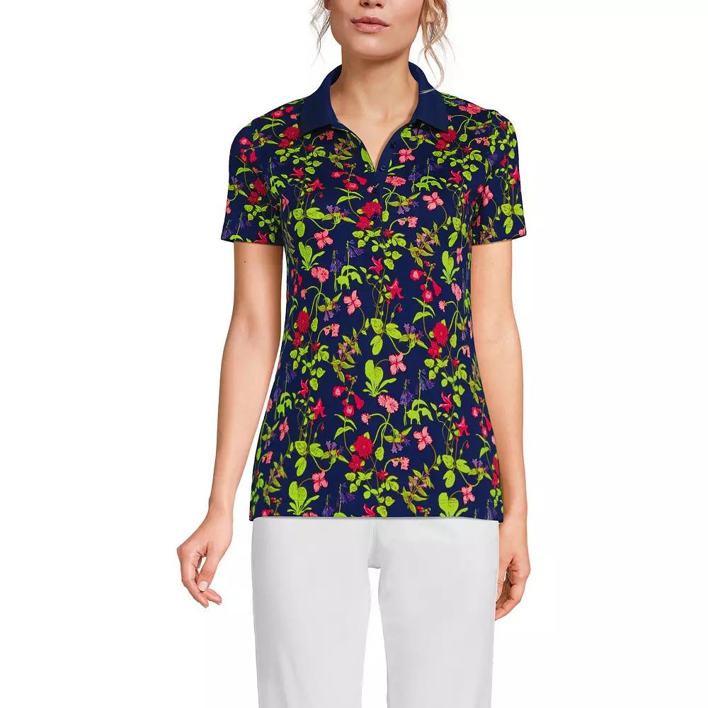 Women's Lands' End Supima Cotton Polo Shirt,  Product Image