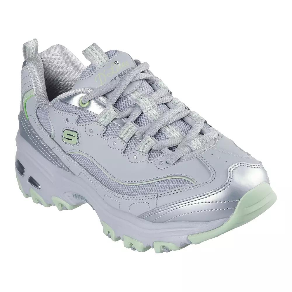 Skechers D'Lites® Chromatic Women's Sneakers, Size: 8, Gray Green Product Image