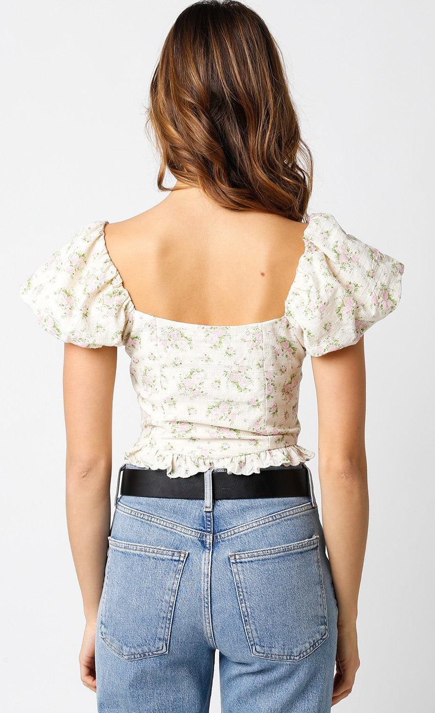 FINAL SALE Isabelle Floral Corset Top Product Image