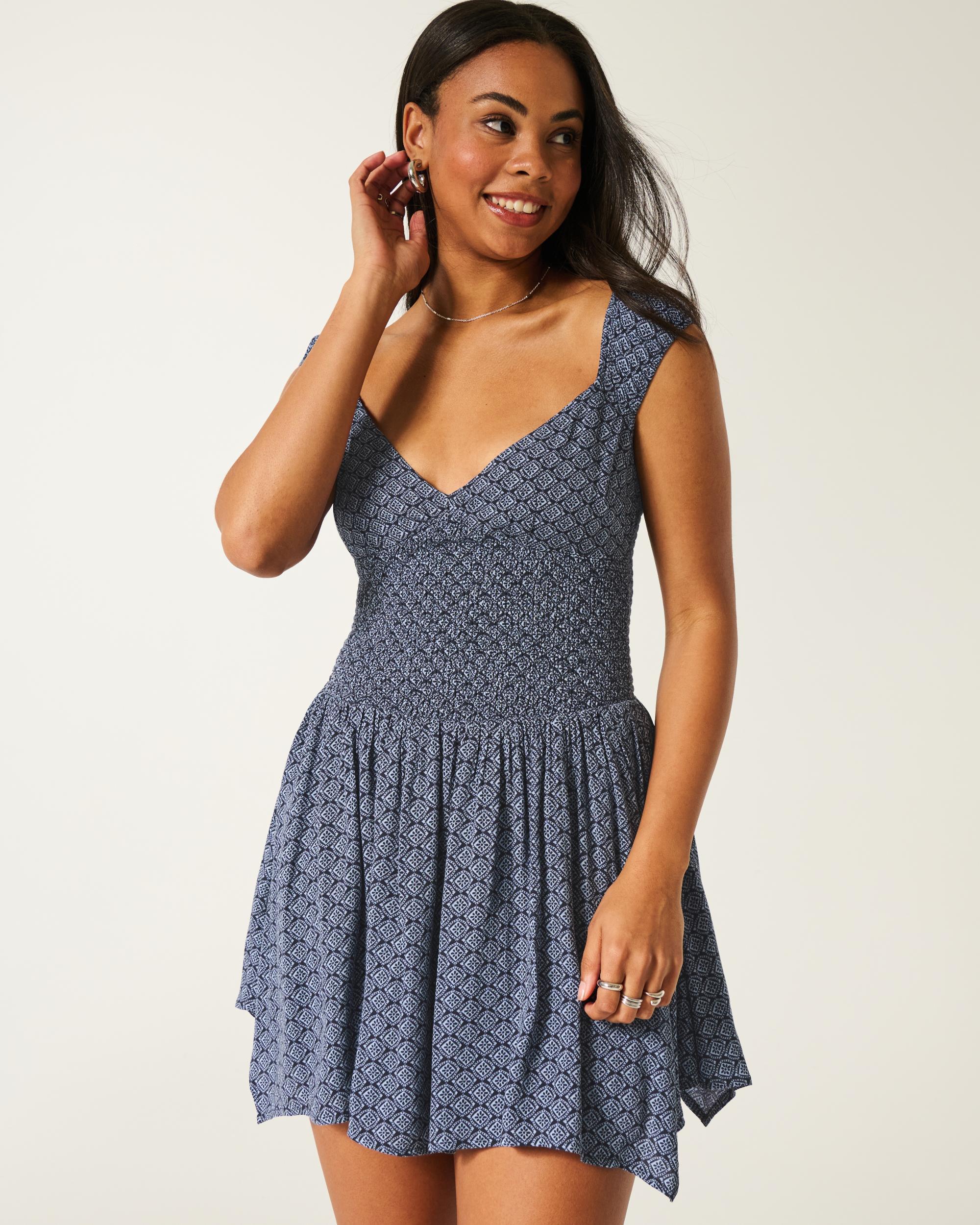 Off-the-Shoulder Asymmetrical Hem Mini Dress Product Image