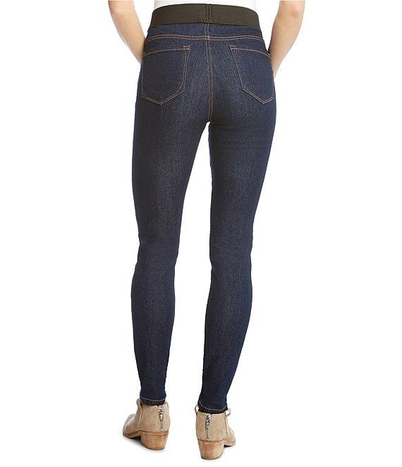Karen Kane Dark Rinse Slim Leg Stretch Denim Jeggings Product Image