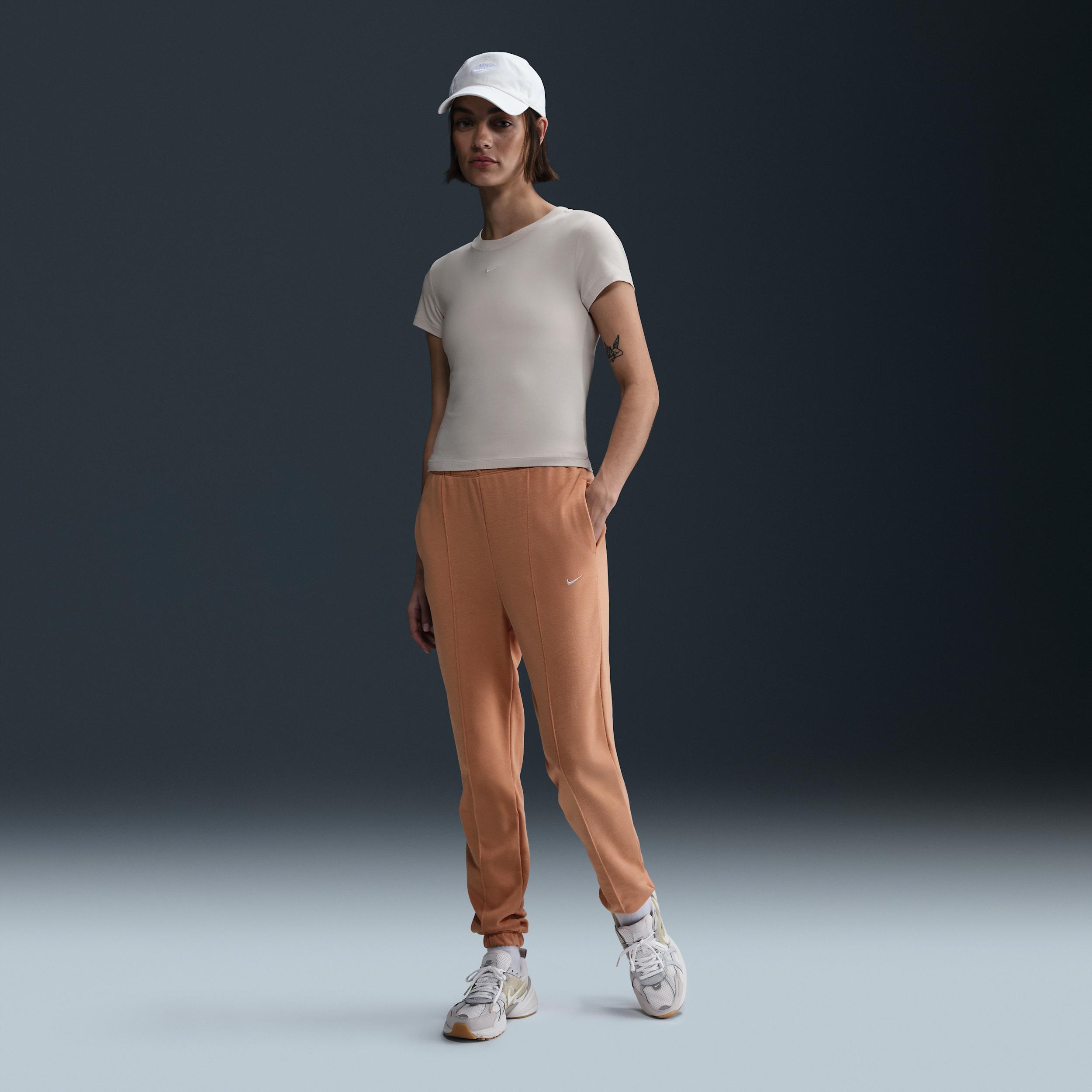 Nike Womens Nike Chill Knit Crop T-Shirt - Womens Product Image