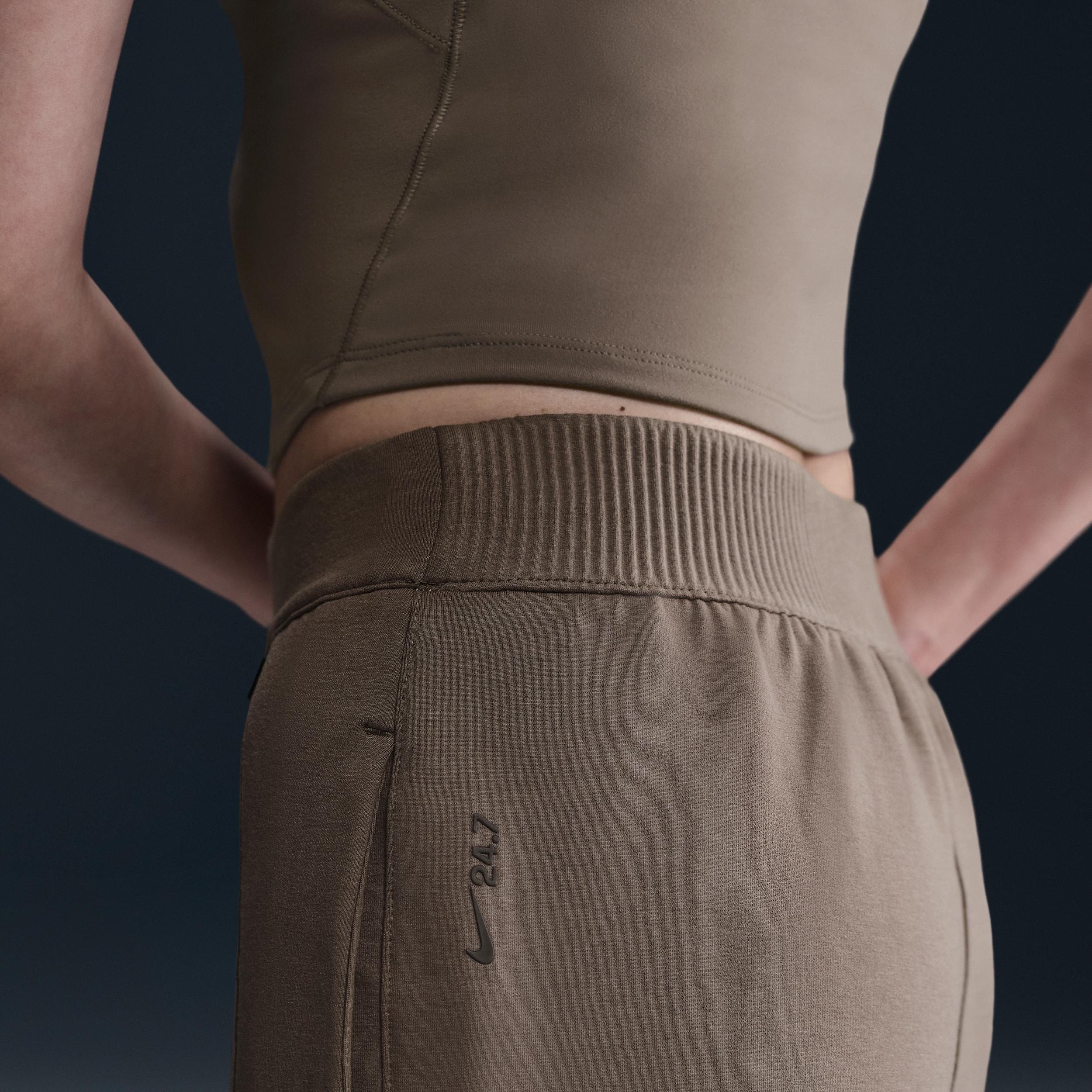 Nike Womens 24.7 ImpossiblySoft Dri-FIT Mid-Rise Jogger Pants | HQ8184-233 Product Image