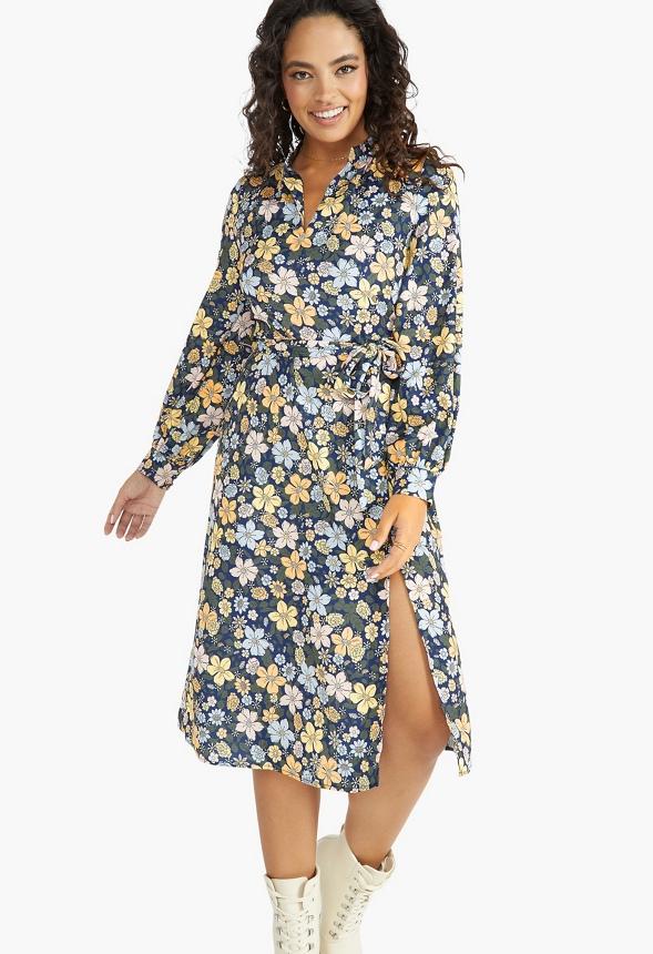 JustFab Margaux Platform Loafer Pump Womens Black/ White Size 8.5 Product Image