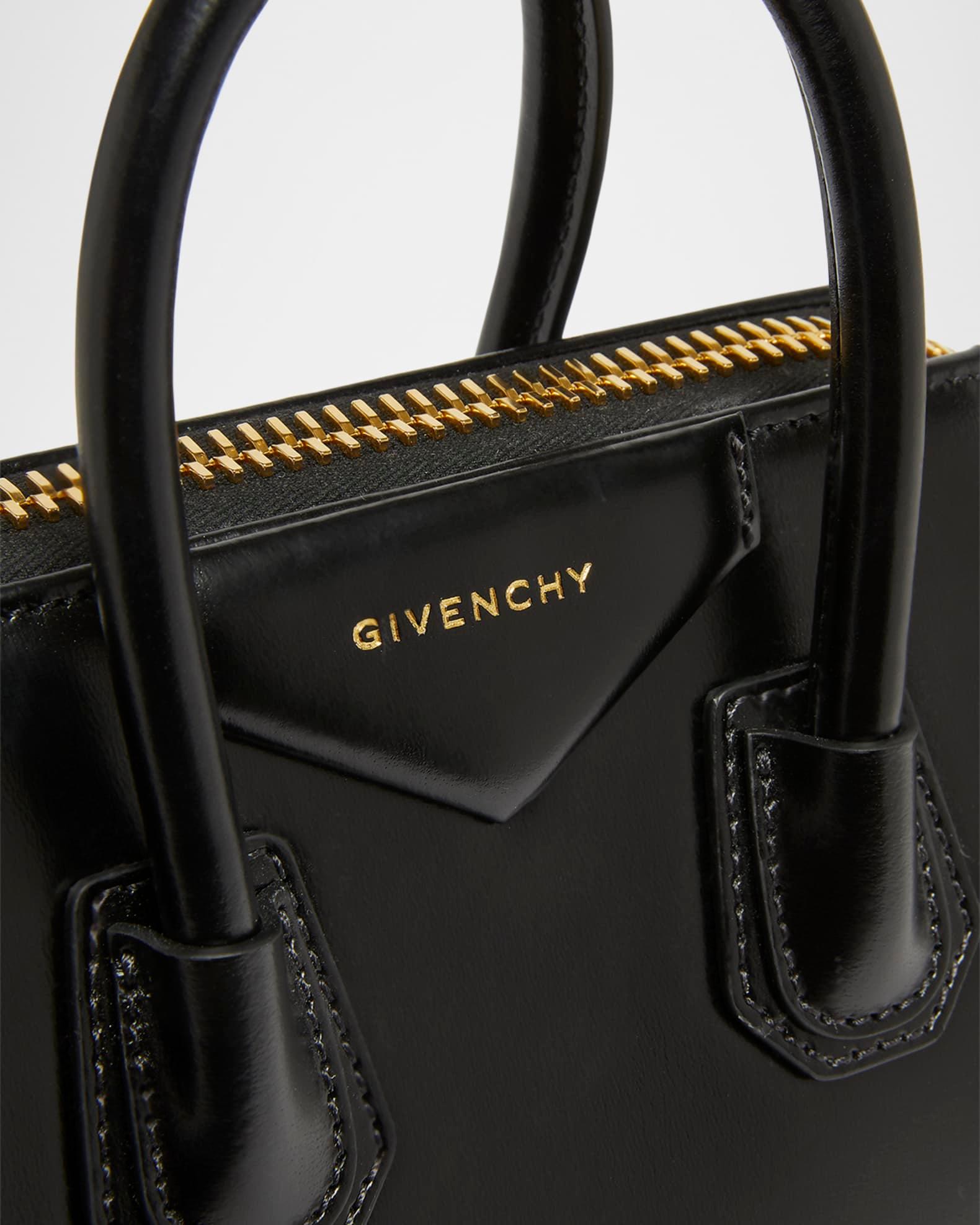 Antigona Mini Top-Handle Bag in Box Leather Product Image