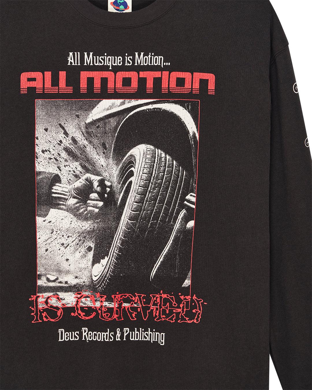 Dancing Ghost Long Sleeve Tee - Anthracite Product Image