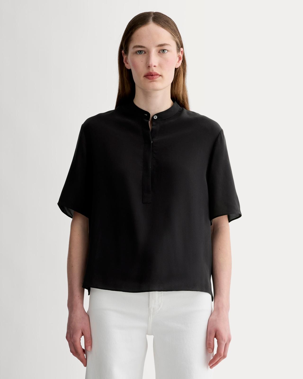 Womens Popover Top in Washable Silk Shirt by Everlane Product Image