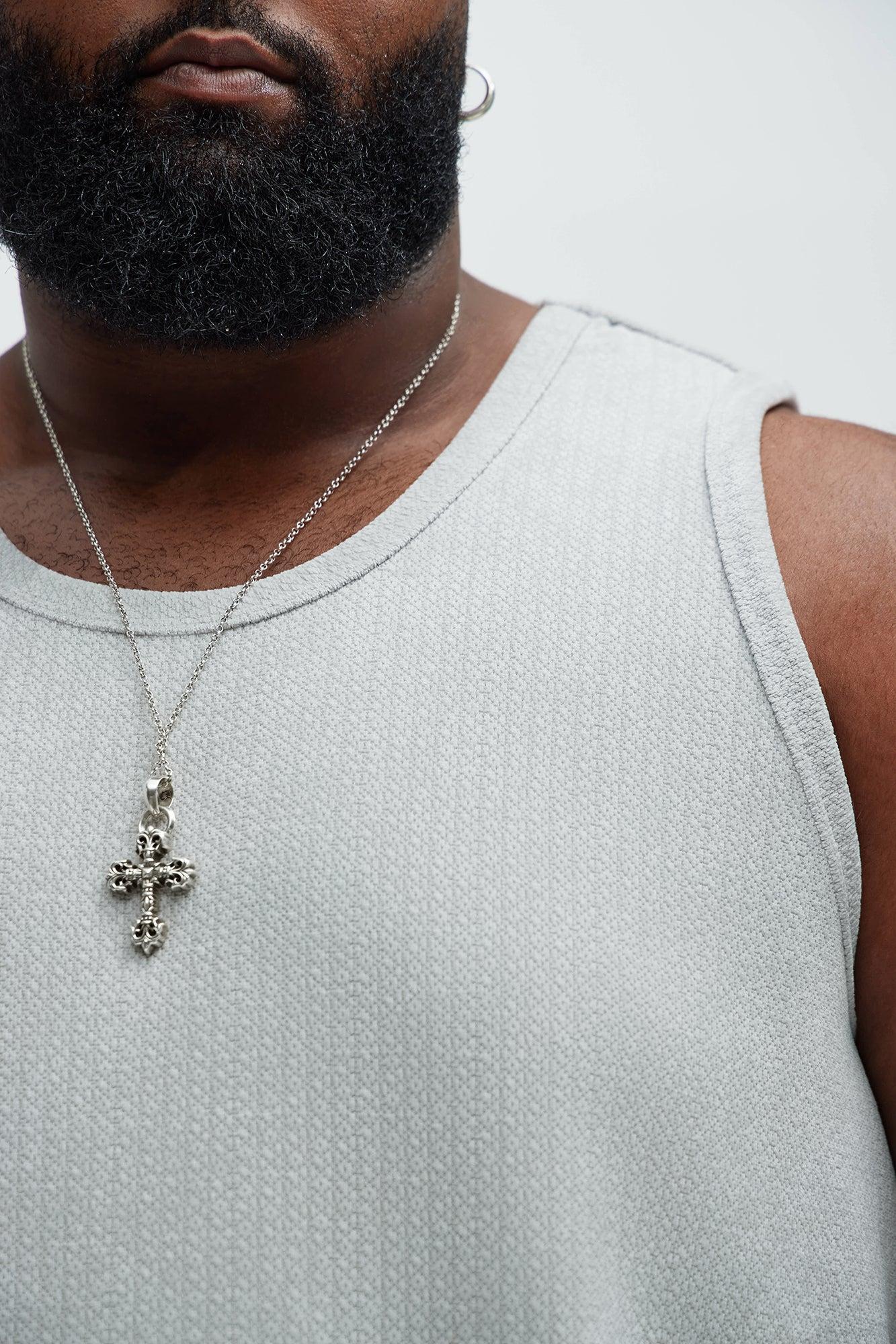 Dudley Textured Relaxed Tank - Stone Product Image