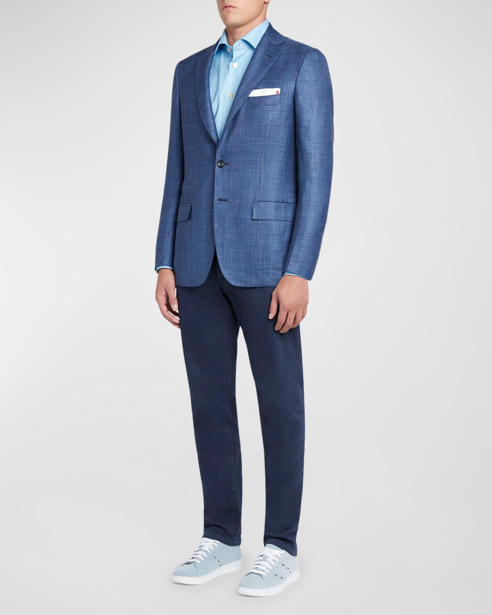 Men's Tonal Plaid Sport Coat Product Image