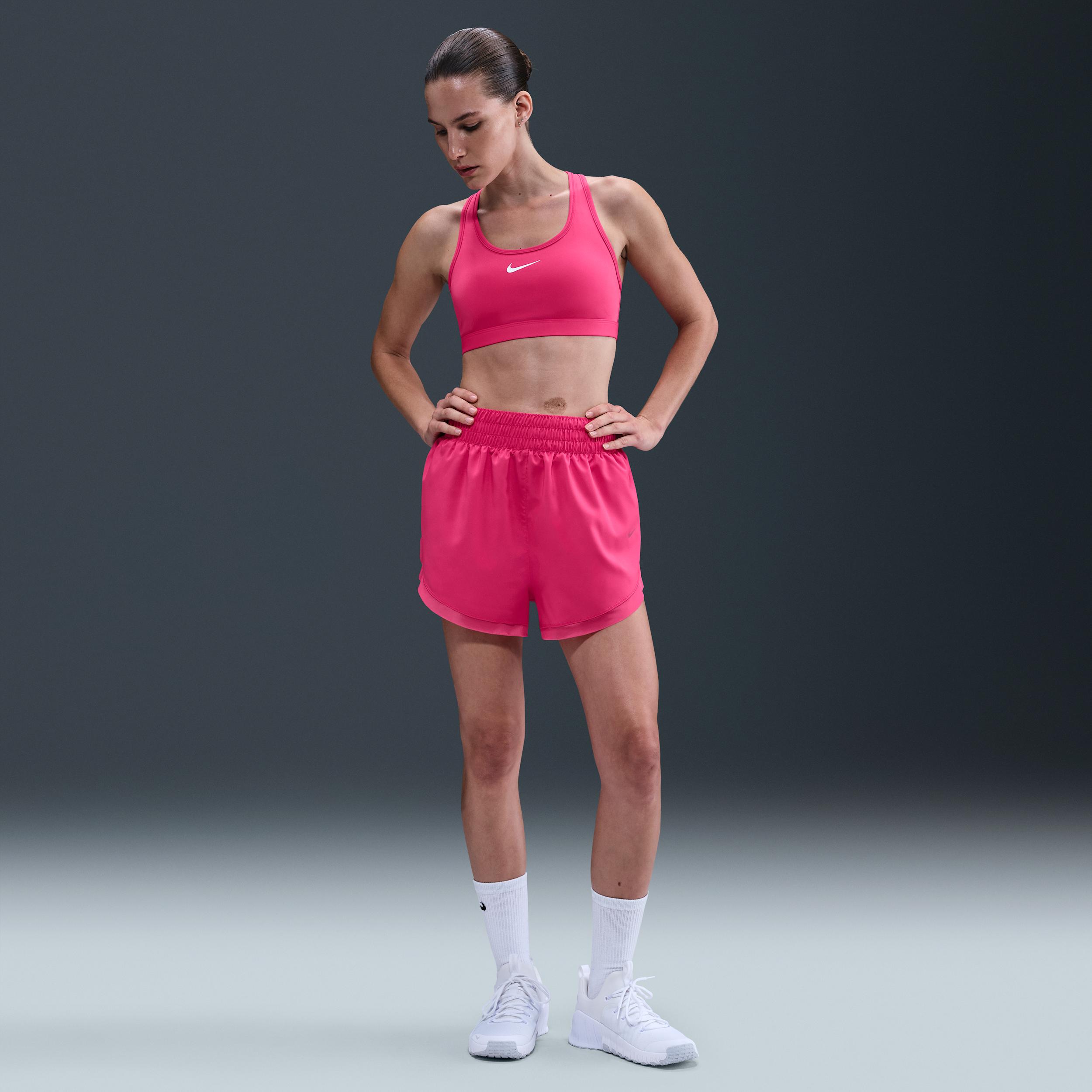 Nike Womens Swoosh Medium Support Padded Sports Bra | DX6821-666 Product Image