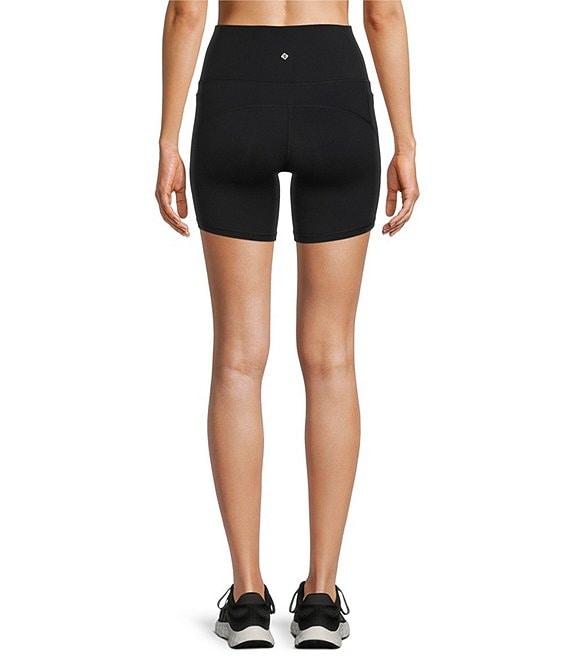 Antonio Melani Active Power 6#double; High Waisted Side Pocket Coordinating Bike Shorts Product Image