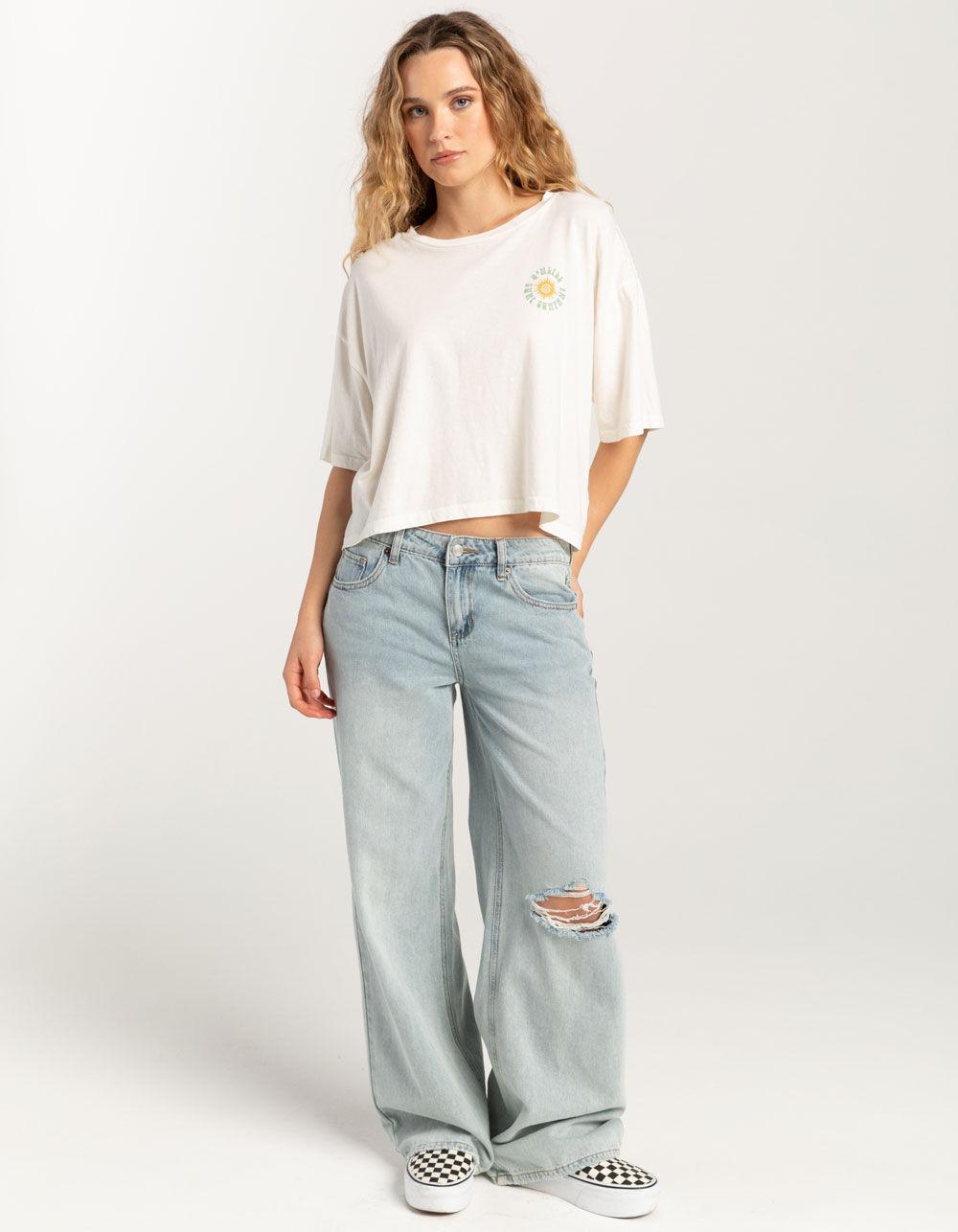 O'NEILL Summer Womens Crop Tee - WHITE Product Image