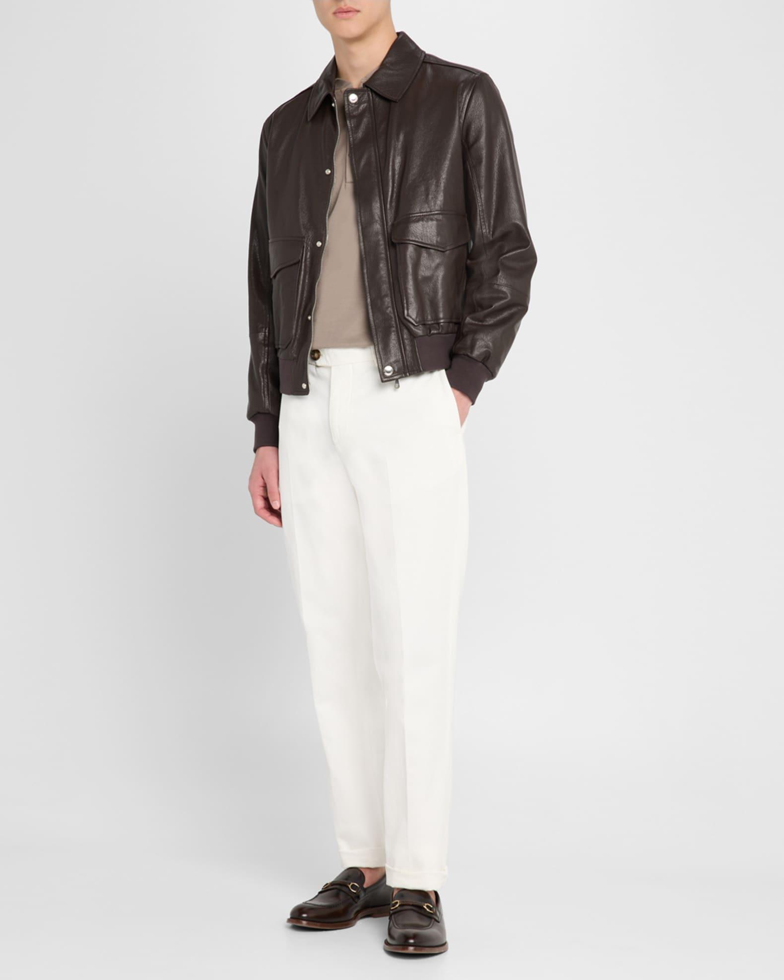 Men's Leather Bit Loafers Product Image