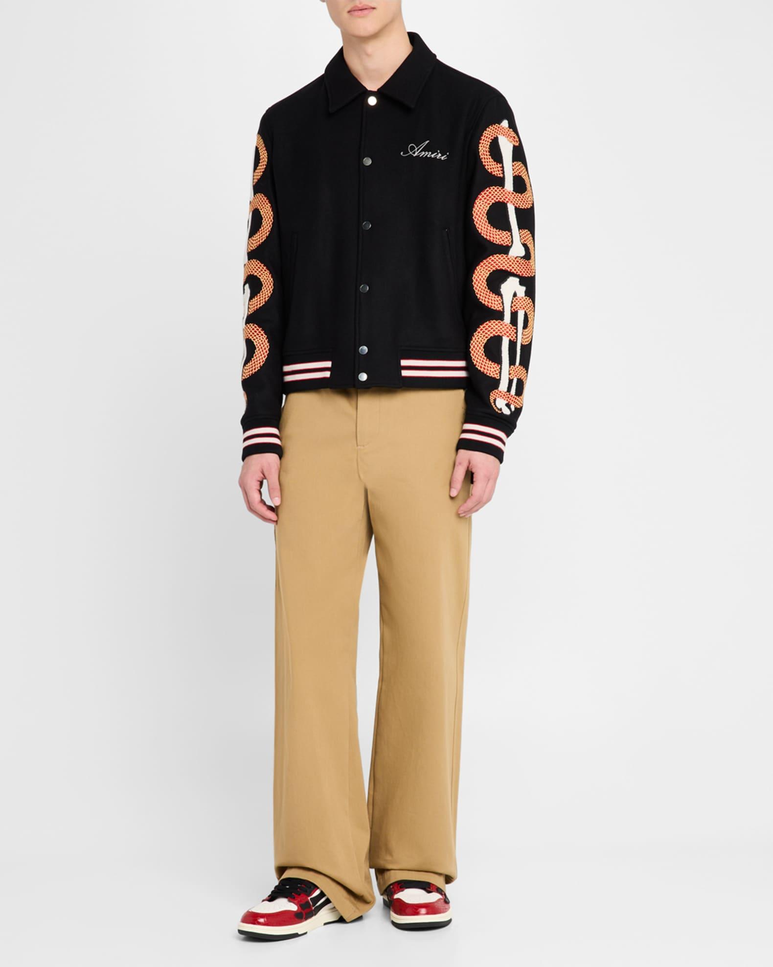 Men's CNY Skel Leather Low-Top Sneakers Product Image