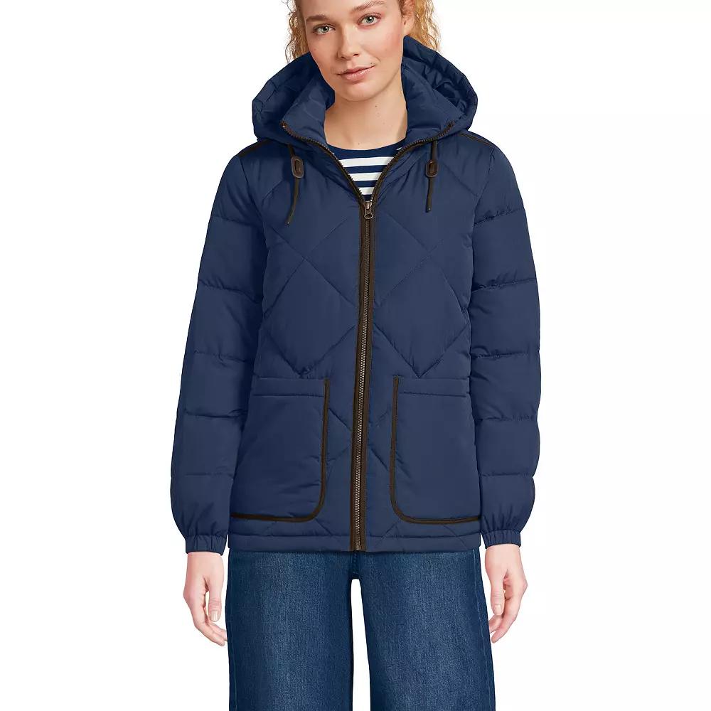 Women's Lands' End FeatherFree Insulated Diamond Quilted Jacket,  Product Image