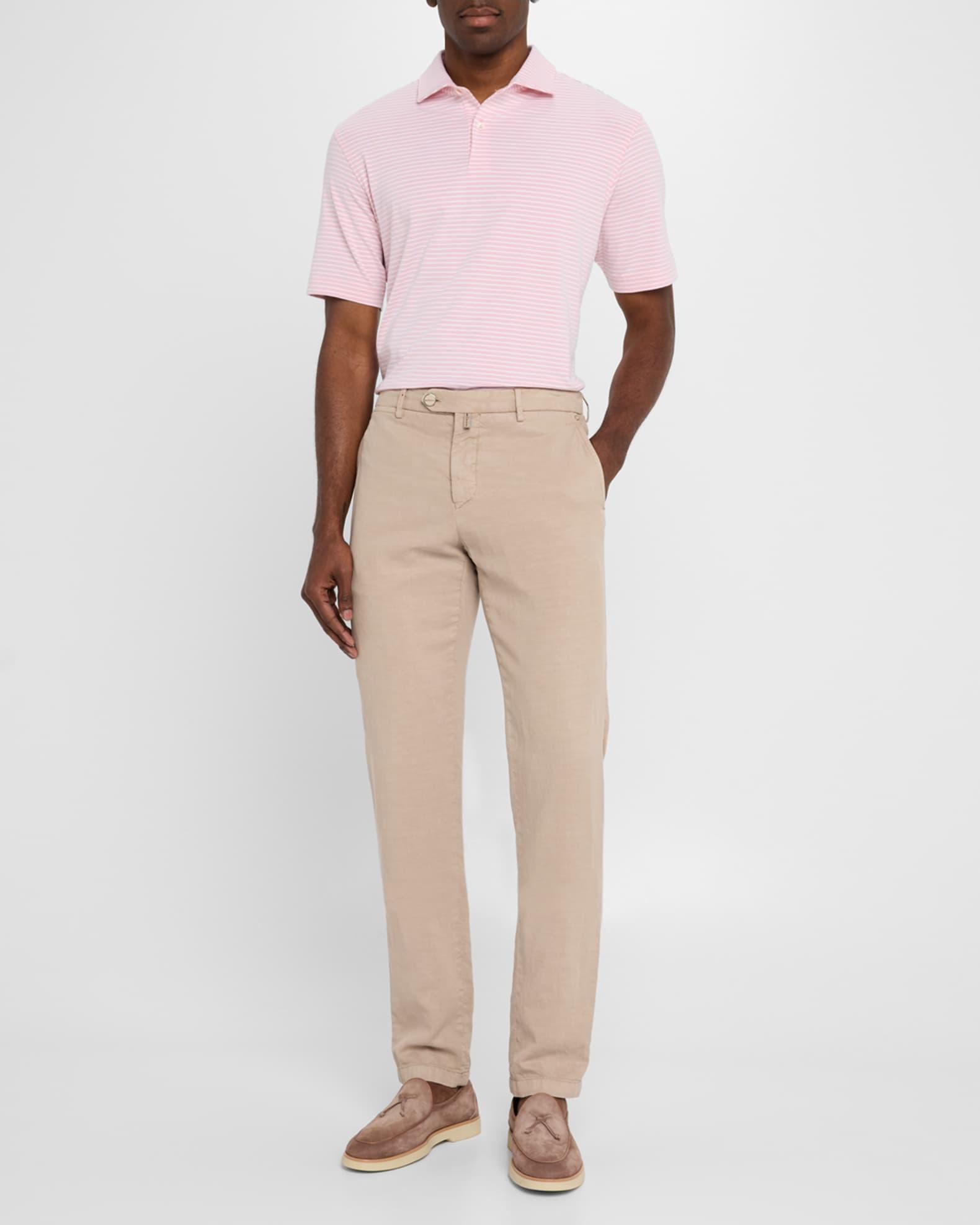 Men's Albatross Stripe Pique Polo Shirt Product Image