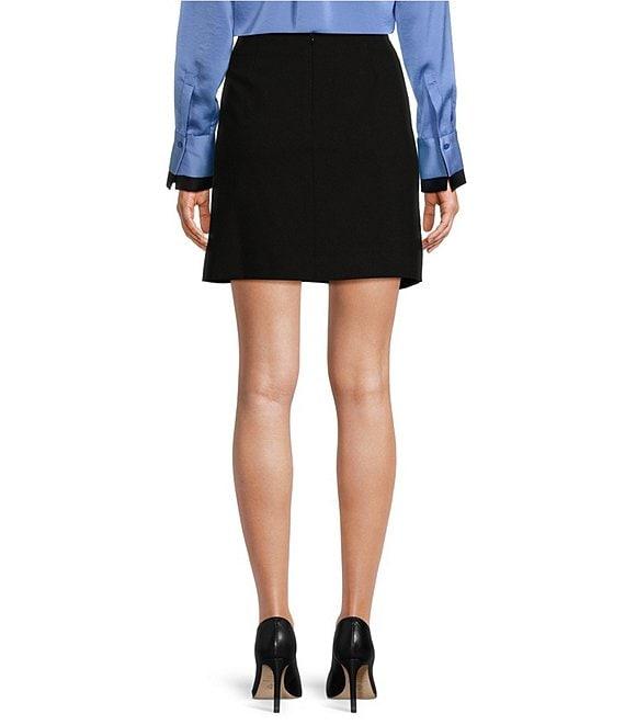 DKNY by Donna Karan Chain Hardware Wrap Mini Skirt Product Image