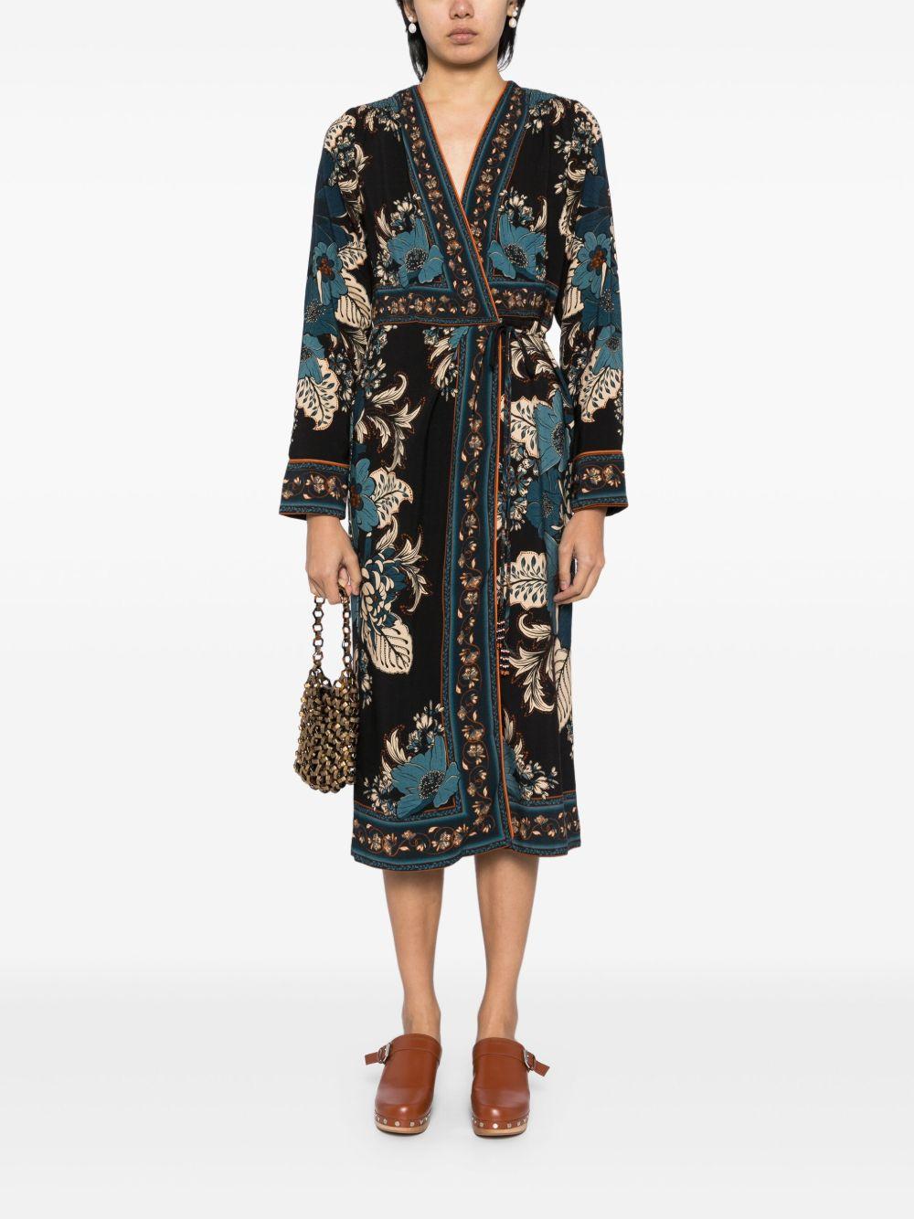 blossom tapestry midi dress Product Image