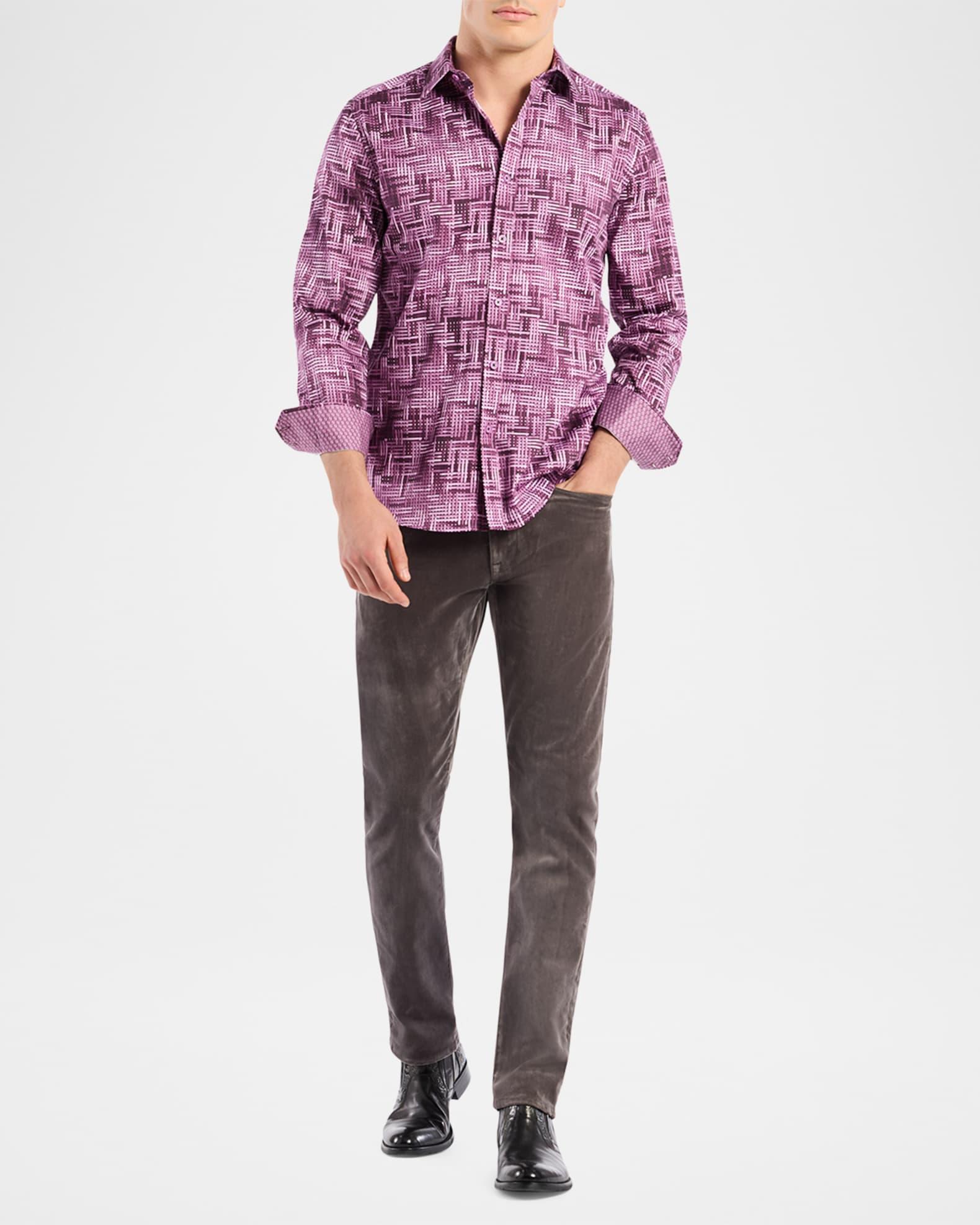 Men's Berkley Basketweave Stretch Sport Shirt Product Image