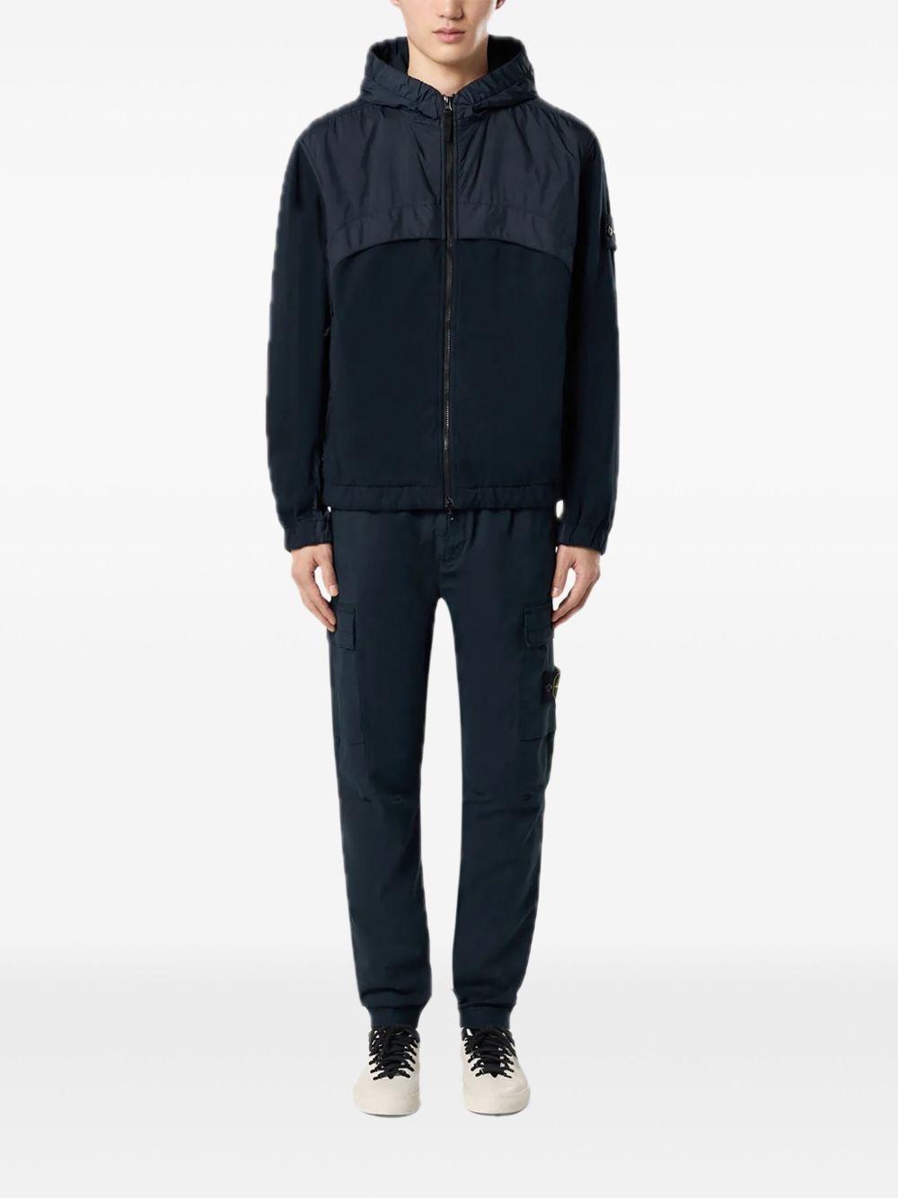 hooded panelled jacket Product Image