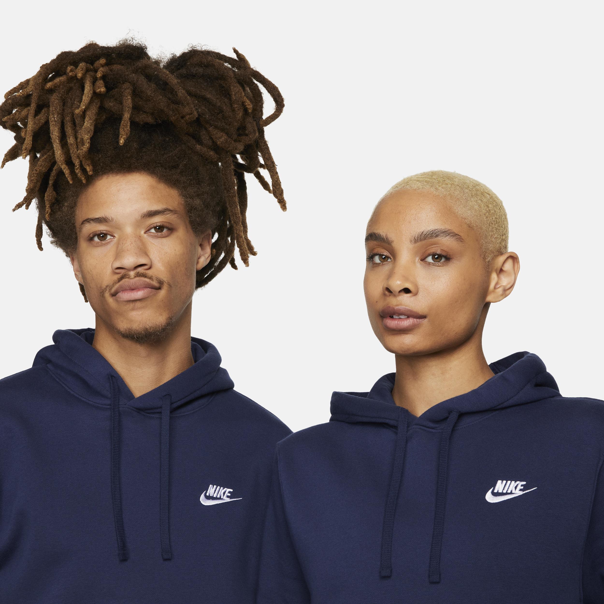 Mens Nike Sportswear Club Fleece Pullover Hoodie | BV2654-410 Product Image