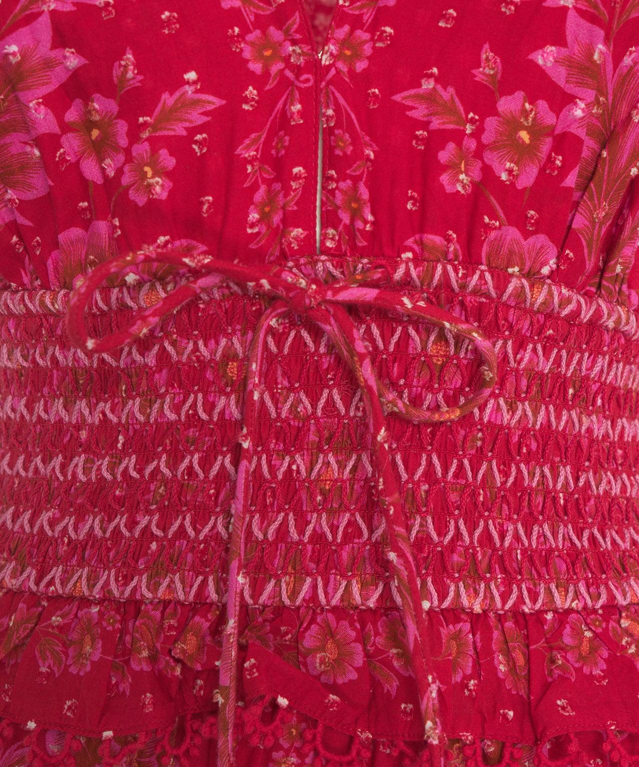 Maxi dress with floral pattern Product Image