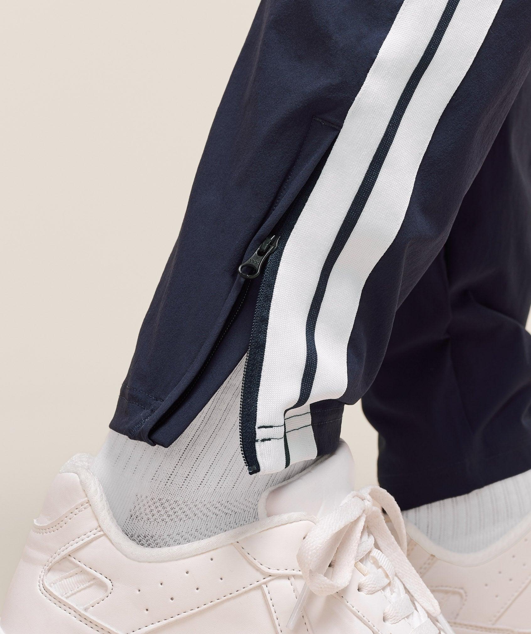 Gymshark Retro Side Stripe Joggers - Heavy Blue Male Product Image