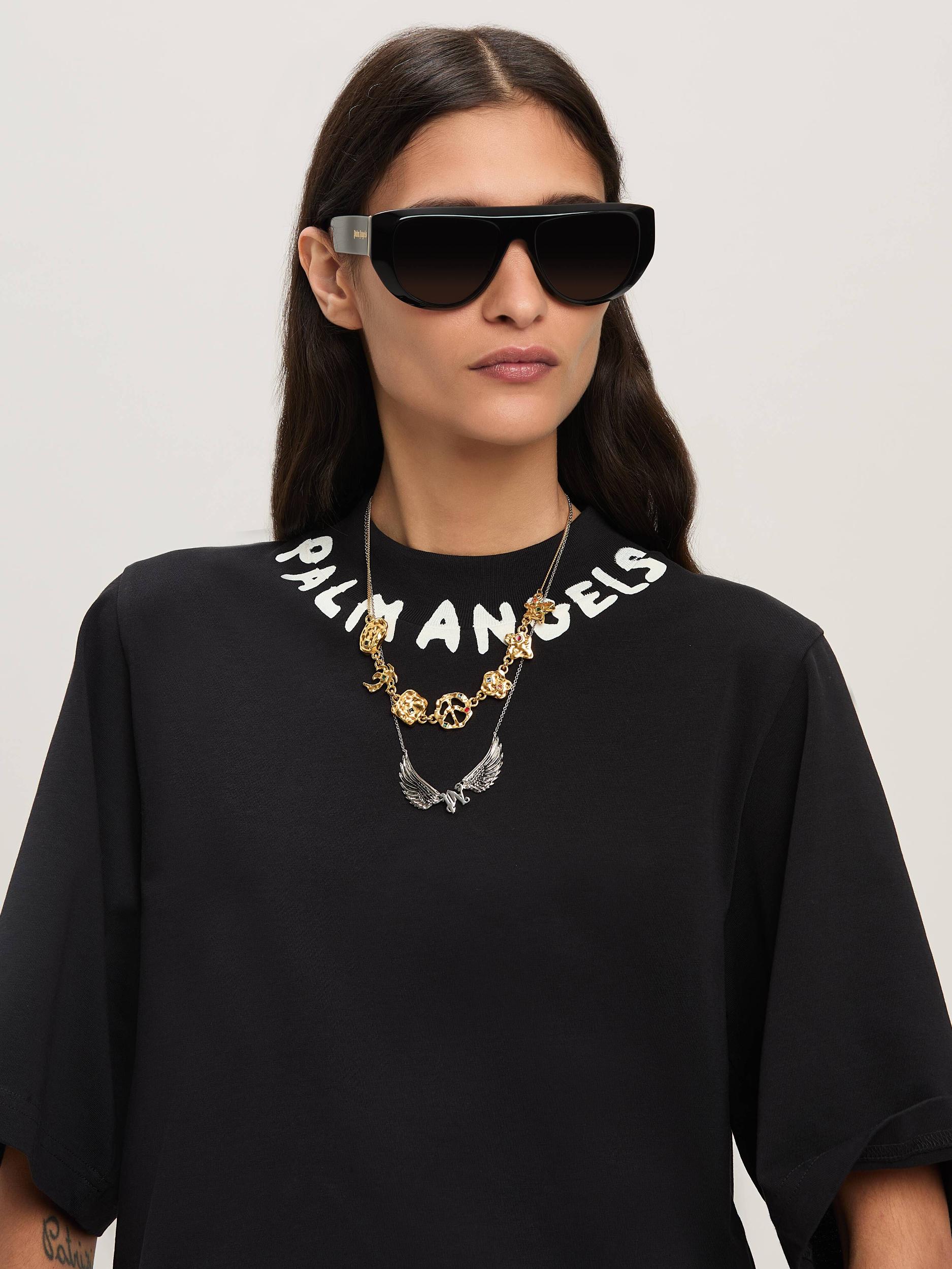 Block logo cropped T-shirt Product Image